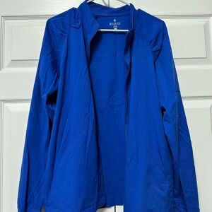 Medcouture Blue scrub Jacket